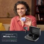 boAt Nirvana Ivy Pro (2025 Launch), Dolby Atmos w/Head Tracking, 52dB Hybrid Adaptive ANC,Hi-Res LDAC, Titanium Dual Drivers, Bluetooth Earbuds, TWS Ear Buds Wireless Earphones w/mic (Crystal Black)