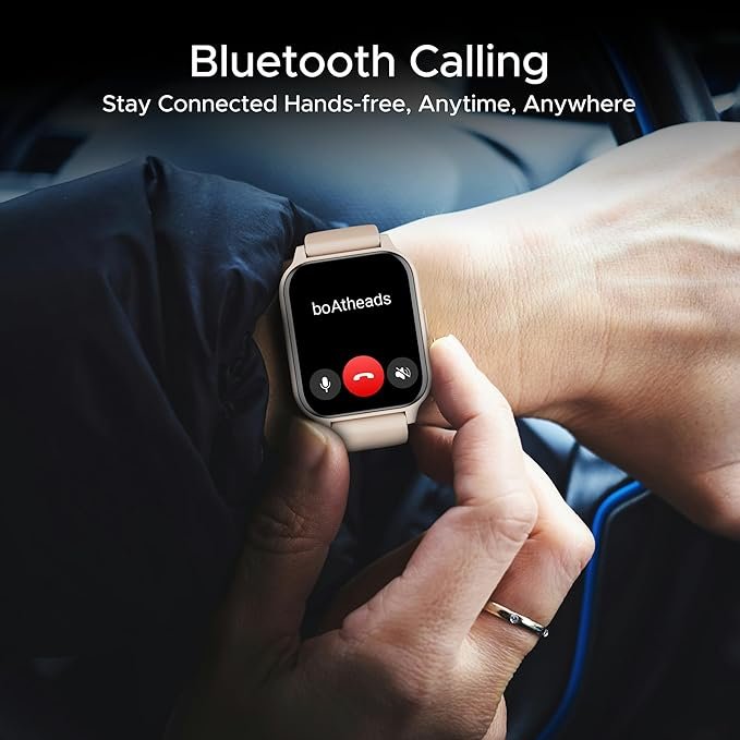 boAt Wave Call 2 Plus Smart Watch w/Bilingual Support (Hindi/English), 1.96”(4.97 cm) HD Display, BT Calling, 100+Sports Modes, Animated Watch Faces, Voice Assistant(Cherry Blossom) boAt Wave Call 2 Plus Smart Watch w/Bilingual Support (Hindi/English), 1.96”(4.97 cm) HD Display, BT Calling, 100+Sports Modes, Animated Watch Faces, Voice Assistant(Cherry Blossom)