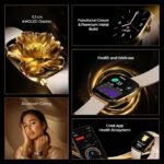 boAt Ultima Regal w/ 2.01”(5.10 cm) Crystal-Clear AMOLED Display, 1000 NITS Brightness,Premium Metal Body,Fitness Smart Watch for Men & Women (Cherry Blossom) boAt Ultima Regal w/ 2.01”(5.10 cm) Crystal-Clear AMOLED Display, 1000 NITS Brightness,Premium Metal Body,Fitness Smart Watch for Men & Women (Cherry Blossom)