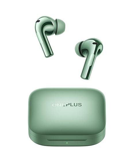 OnePlus Buds 3 Truly Wireless Bluetooth Earbuds with Upto 49Db Smart ANC,Hi-Res Sound Quality,in Ear,Sliding Volume Control,10Mins for 7Hours Fast Charging with Upto 44Hrs Playback (Green) OnePlus Buds 3 Truly Wireless Bluetooth Earbuds with Upto 49Db Smart ANC,Hi-Res Sound Quality,in Ear,Sliding Volume Control,10Mins for 7Hours Fast Charging with Upto 44Hrs Playback (Green)