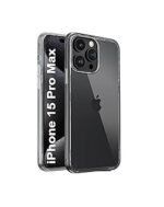 4 in 1 Premium Combo Pack for iPhone 15 Pro Max - Transparent (Back Case + Camera Lens Protector + Tempered Glass + Unbreakable Membrane) 4 in 1 Premium Combo Pack for iPhone 15 Pro Max - Transparent (Back Case + Camera Lens Protector + Tempered Glass + Unbreakable Membrane)