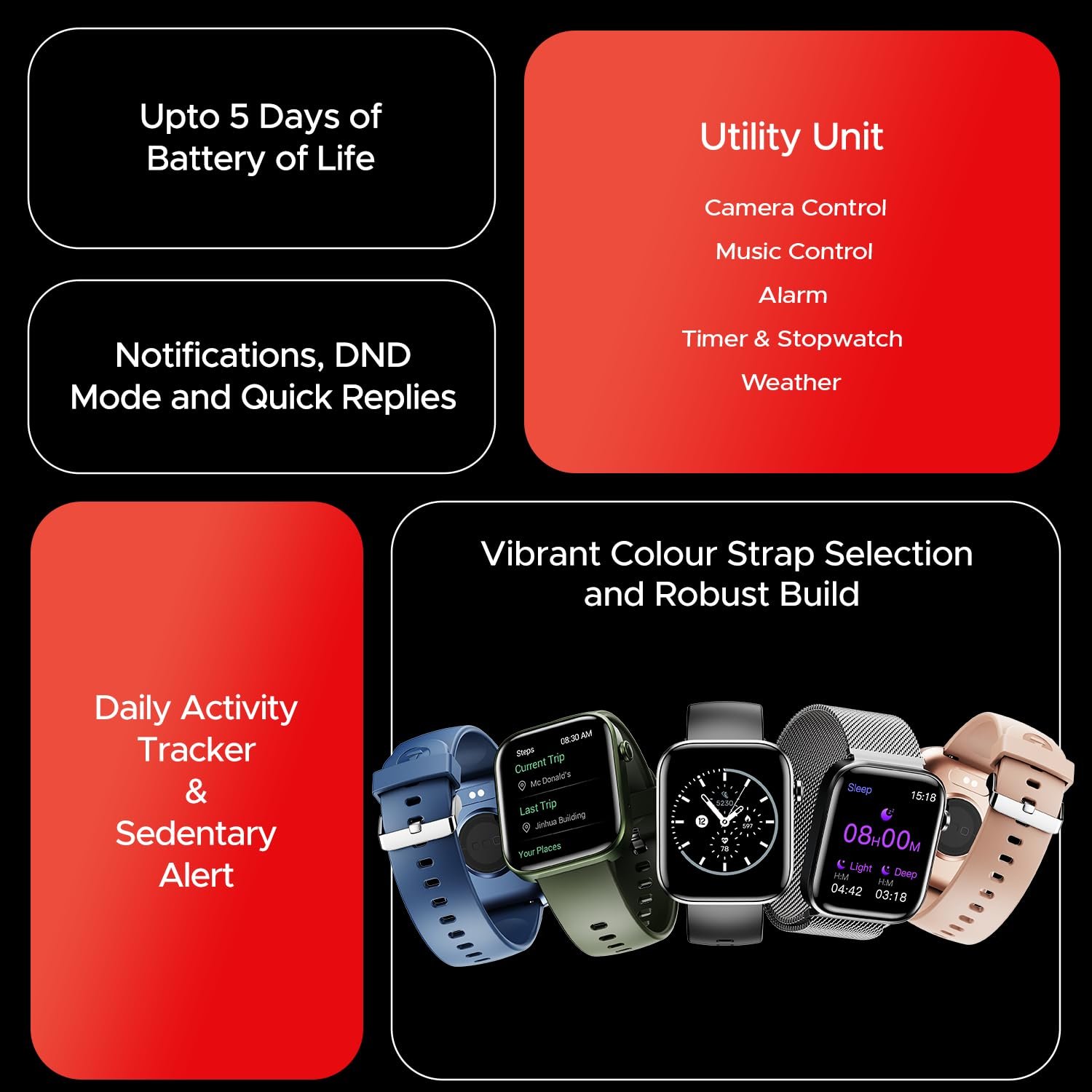 boAt Storm Call 3 w/TBT Navigation, Daily Activity Tracker, DIY Watch Face Studio,700+ Active Modes, 1.83" (4.6 cm) HD Display Fitness Smart Watch (Black) boAt Storm Call 3 w/TBT Navigation, Daily Activity Tracker, DIY Watch Face Studio,700+ Active Modes, 1.83" (4.6 cm) HD Display Fitness Smart Watch (Black)