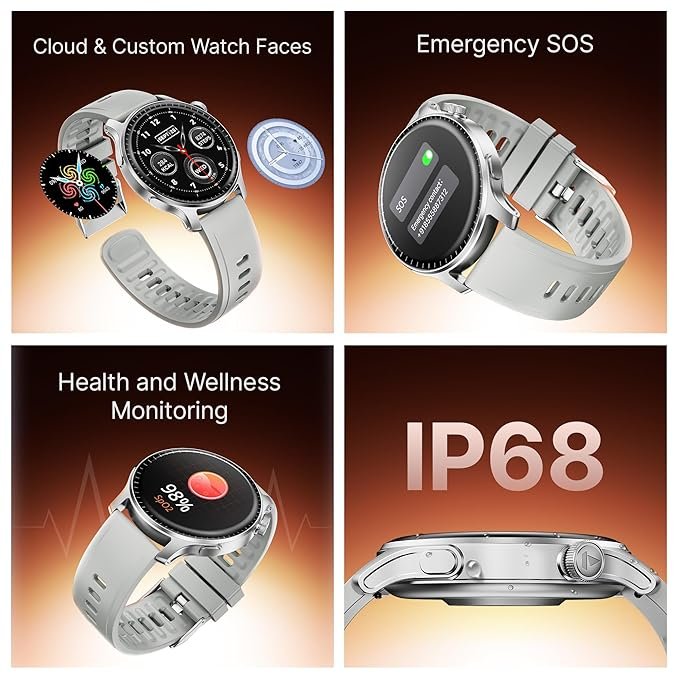 boAt New Launch Ultima Prime smartwatch with 1.43” AMOLED Display, Personalized Fitness Nudges, Functional Crown,100+ Sports Modes, Watch Face Studio (Silver Mist) boAt New Launch Ultima Prime smartwatch with 1.43” AMOLED Display, Personalized Fitness Nudges, Functional Crown,100+ Sports Modes, Watch Face Studio (Silver Mist)