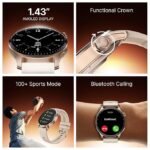 boAt New Launch Ultima Prime smartwatch with 1.43” AMOLED Display, Personalized Fitness Nudges, Functional Crown,100+ Sports Modes, Watch Face Studio (Rose Gold) boAt New Launch Ultima Prime smartwatch with 1.43” AMOLED Display, Personalized Fitness Nudges, Functional Crown,100+ Sports Modes, Watch Face Studio (Rose Gold)