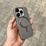 iPhone 14 Pro Magnetic Case Clear, Compatible with Magsafe Charging, Slim Fit Protective Phone Case (Grey)