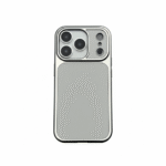 Back Cover for iPhone 17 Pro Max | Luxury Soft | Leather Case with Shockproof Protection | MagSafe (Grey)