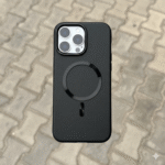 iPhone 14 Pro Magnetic Case Clear, Compatible with Magsafe Charging, Slim Fit Protective (Black)