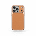 Back Cover for iPhone 17 Pro Max | Luxury Soft PU Leather Case with Shockproof Protection | Magsafe-Brown