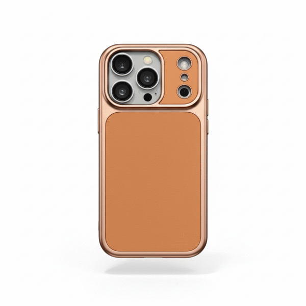 Back Cover for iPhone 17 Pro Max | Luxury Soft PU Leather Case with Shockproof Protection | Magsafe-Brown
