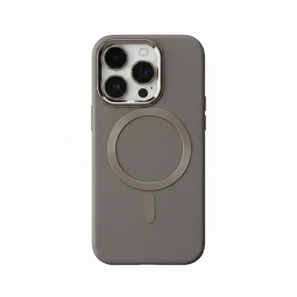 iPhone 14 Pro Magnetic Case Clear, Compatible with Magsafe Charging, Slim Fit Protective Phone Case (Grey)