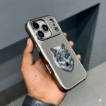 Back Cover Case Compatible with iPhone 17 Pro Max Case with Magsafe- Leather- Husky (Grey)