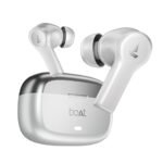 boAt Nirvana Lucid w/ 32 dB ANC, Multi-Point Connectivity, in-Ear Detection, 60HRS Playback, Hearables App, 4 Mics ENx, IPX5 Truly Wireless in Ear Earbuds, TWS Ear Buds (Zinc White) boAt Nirvana Lucid w/ 32 dB ANC, Multi-Point Connectivity, in-Ear Detection, 60HRS Playback, Hearables App, 4 Mics ENx, IPX5 Truly Wireless in Ear Earbuds, TWS Ear Buds (Zinc White)