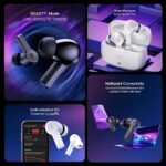 boAt Nirvana Lucid w/ 32 dB ANC, Multi-Point Connectivity, in-Ear Detection, 60HRS Playback, Hearables App, 4 Mics ENx, IPX5 Truly Wireless in Ear Earbuds, TWS Ear Buds (Zinc White) boAt Nirvana Lucid w/ 32 dB ANC, Multi-Point Connectivity, in-Ear Detection, 60HRS Playback, Hearables App, 4 Mics ENx, IPX5 Truly Wireless in Ear Earbuds, TWS Ear Buds (Zinc White)