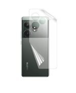 4 in 1 Combo Pack for Realme GT 6 \Realme GT 6T 5G –Transparent (Back Cover + Camera Lens Protector + Tempered Glass + Unbreakable Membrane)