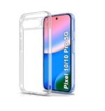4 in 1 Combo Pack for Google Pixel 10 – Transparent (Back Cover + Camera Lens Protector + Tempered Glass + Unbreakable Film)