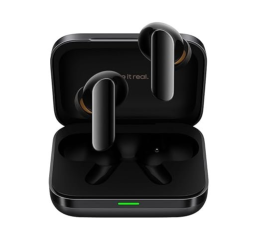 Original for Realme Buds Air 7 – TWS Bluetooth Earbuds with 52dB Hybrid ANC, Crystal-Clear Calls, Smart Touch Sensor & Type-C Quick Charging Support