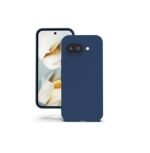 4 in 1 Combo Pack for Google Pixel 9A – Blue (Back Cover + Camera Lens Protector + Tempered Glass + Unbreakable Film)
