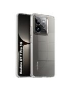 4 in 1 Combo Pack for Realme GT 7 Pro 5G –Transparent (Back Cover + Camera Lens Protector + Tempered Glass + Unbreakable Membrane)