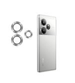 4 in 1 Combo Pack for Realme GT 6 \Realme GT 6T 5G –Transparent (Back Cover + Camera Lens Protector + Tempered Glass + Unbreakable Membrane)