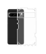 4 in 1 Combo Pack for Google Pixel 8 Pro – Black (Back Cover + Camera Lens Protector + Tempered Glass + Unbreakable Film)