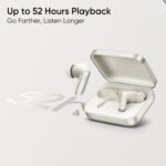 realme Earbuds Air 7 True Wireless,12.4mm Dynamic Bass Drivers,52Hrs Playtime,52dB Hybrid ANC,6 Mic ENC,45ms Low Latency,360° Spatial Audio,Hi-Res LHDC,IP55 Dust & Water Resistant,BT v5.4 (Ivory Gold)