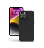 4 in 1 Combo Pack for iPhone 13 - Black (Back Cover + Camera Lens Protector + Tempered Glass + Unbreakable Film)