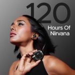 Boat Nirvana Ion, 120HRS Battery, Crystal Bionic Sound w/Dual EQ Modes, 4Mics ENx, App Support, Low Latency, IPX4, v.5.2 Bluetooth Earbuds, TWS Ear Buds Wireless Earphones with mic (Black)