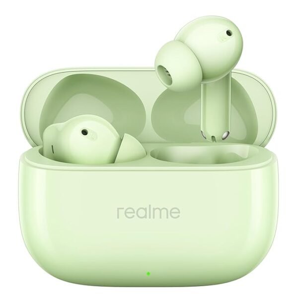 realme Buds N1 True Wireless in-Ear Earbuds with 46dB Hybrid ANC, 360° Spatial Audio, 12.4mm Dynamic Bass Driver, Upto 40Hrs Battery and Fast Charging (Green)
