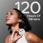 Boat Nirvana Ion, 120HRS Battery, Crystal Bionic Sound w/Dual EQ Modes, 4Mics ENx, App Support, Low Latency, IPX4, v.5.2 Bluetooth Earbuds, TWS Ear Buds Wireless Earphones with mic (White)