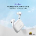 realme Buds T200 True Wireless Earbuds with Hi-Res Audio, 12.4mm Dynamic Bass Drivers, 32 dB ANC, Quad Mic, 45ms Latency, Upto 50 Hrs Playback, Fast Charge, IP55 Rated, BT 5.4 (White)