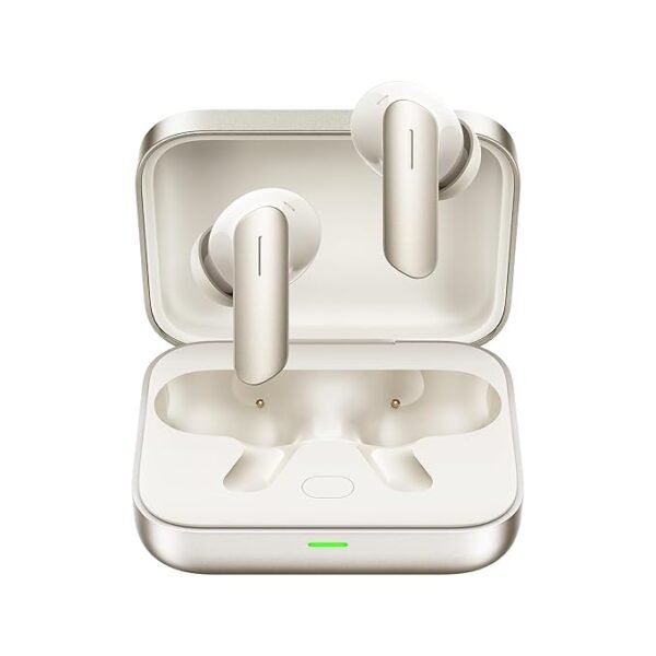 realme Earbuds Air 7 True Wireless,12.4mm Dynamic Bass Drivers,52Hrs Playtime,52dB Hybrid ANC,6 Mic ENC,45ms Low Latency,360° Spatial Audio,Hi-Res LHDC,IP55 Dust & Water Resistant,BT v5.4 (Ivory Gold)