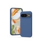 4 in 1 Combo Pack for Google Pixel 9 – Blue (Back Cover + Camera Lens Protector + Tempered Glass + Unbreakable Film)