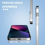 4 in 1 Combo Pack for IPhone 13 Mini – Transparent (Back Cover + Camera Lens Protector + Tempered Glass + Unbreakable Film)