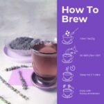 COLVOD -LAVENDER BLUE TEA - Lavender Flower Tea -  Tea Bags -Grams - Plant Based | CALMING TEA | Herbal Tea - Flower Based - Non-GMO - Caffeine-free | Featured In Shark Tank | Premium Zipper Packaging