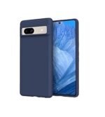 4 in 1 Combo Pack for Google Pixel 8A – Blue (Back Cover + Camera Lens Protector + Tempered Glass + Unbreakable Film)