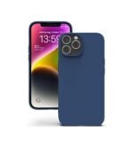 4 in 1 Combo Pack for iPhone 13 pro Max  - Blue (Back Cover + Camera Lens Protector + Tempered Glass + Unbreakable Film)