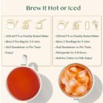 COLVOD-Hibiscus Flowers Rose Herbal Tea Bags 50bags-100bags-250gm-500gm,Caffeine Free, Non-GMO, Floral Flavor Tisane - Hibiscus Rose Petals & Exotic Spices | Resealable Ziplock Pouch