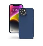 4 in 1 Combo Pack for iPhone 13 - Blue (Back Cover + Camera Lens Protector + Tempered Glass + Unbreakable Film)