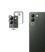 3 in 1 Combo Pack for Vivo Y200 5G – Flip Black (Back Cover + Camera Lens Protector + Tempered Glass)