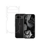 4 in 1 Combo Pack for Google Pixel 8A – Transparent (Back Cover + Camera Lens Protector + Tempered Glass + Unbreakable Film)