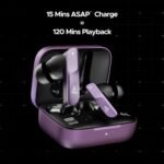 boAt Nirvana X TWS (2025), Knowles Dual Drivers,Hi-Res Audio LDAC,App Support,ENx,Dual Pair,Spatial Audio,Fast Charge, Bluetooth Earbuds, TWS Ear Buds Wireless Earphones with mic (Purple)