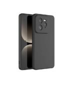 4 in 1 Combo Pack for Realme GT 7 Pro 5G –Black (Back Cover + Camera Lens Protector + Tempered Glass + Unbreakable Membrane)