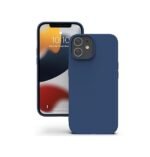 4 in 1 Combo Pack for iPhone 12 – Blue (Back Cover + Camera Lens Protector + Tempered Glass + Unbreakable Film