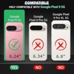 4 in 1 Combo Pack for Google Pixel 9 – Transparent (Back Cover + Camera Lens Protector + Tempered Glass + Unbreakable Film)