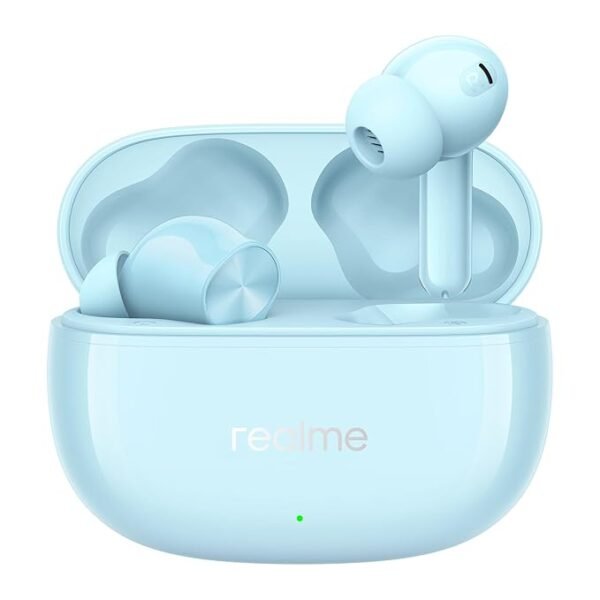 realme Buds T200x True Wireless Earbuds with 12.4mm Dynamic Bass Drivers, 25 dB ANC, Quad Mic, 45ms Latency, Upto 48 Hrs Playback, Fast Charge, IP55 Rated, BT 5.4 (Frost Blue)
