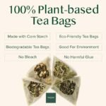COLVOD-Hibiscus Flowers Rose Herbal Tea Bags 50bags-100bags-250gm-500gm,Caffeine Free, Non-GMO, Floral Flavor Tisane - Hibiscus Rose Petals & Exotic Spices | Resealable Ziplock Pouch