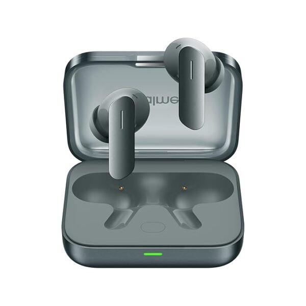 realme Earbuds Air 7 True Wireless,12.4mm Dynamic Bass Drivers,52Hrs Playtime,52dB Hybrid ANC,6 Mic ENC,45ms Low Latency,360° Spatial Audio,Hi-Res LHDC,IP55 Dust & Water Resistant,BT v5.4 (Moss Green)