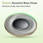 realme Buds N1 True Wireless in-Ear Earbuds with 46dB Hybrid ANC, 360° Spatial Audio, 12.4mm Dynamic Bass Driver, Upto 40Hrs Battery and Fast Charging (Green)