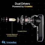 boAt Nirvana X TWS (2025), Knowles Dual Drivers,Hi-Res Audio LDAC,App Support,ENx,Dual Pair,Spatial Audio,Fast Charge, Bluetooth Earbuds, TWS Ear Buds Wireless Earphones with mic (Purple)