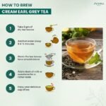 Colvod Cream Earl Grey Tea - Premium Assam Black Tea With Bergamot Oil & Vanilla Extract (50bag-100bag-250g-500g) Aromatic & Smooth | Natural Ingredients | Cream Flavored Loose Leaf Blend